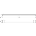 Scudo Alpha Towel Bar 45cm