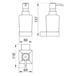 Scudo Alpha Soap Dispenser