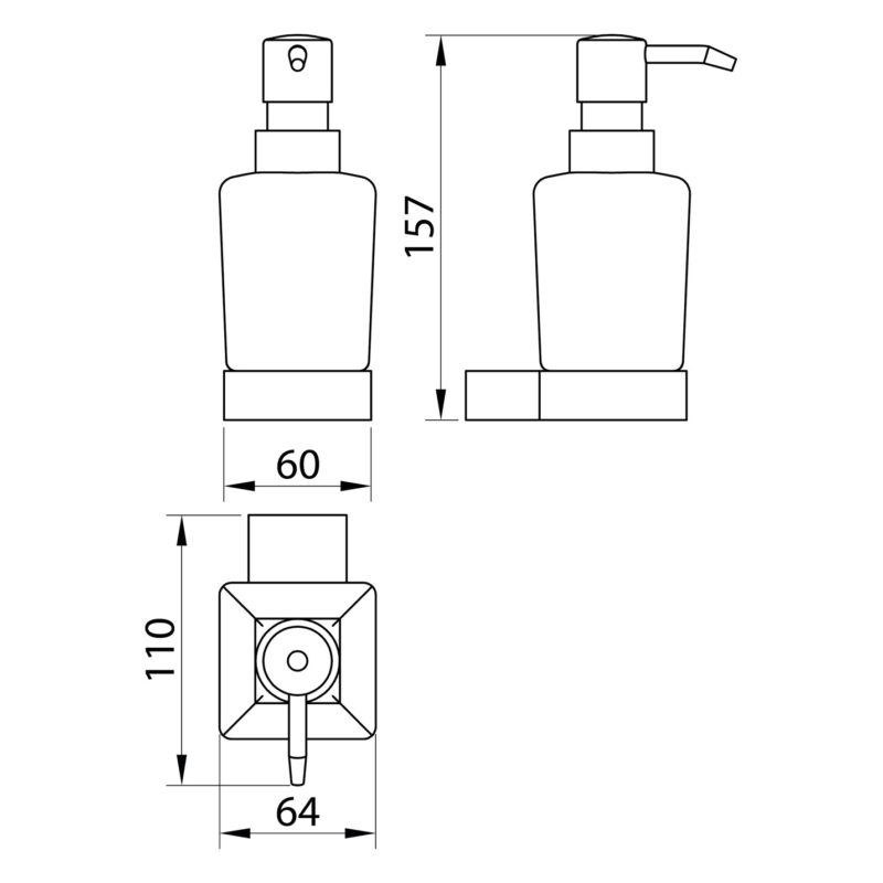 Scudo Alpha Soap Dispenser