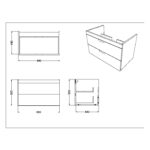 Scudo Aubrey Cabinet 80 x 44 Sage Green