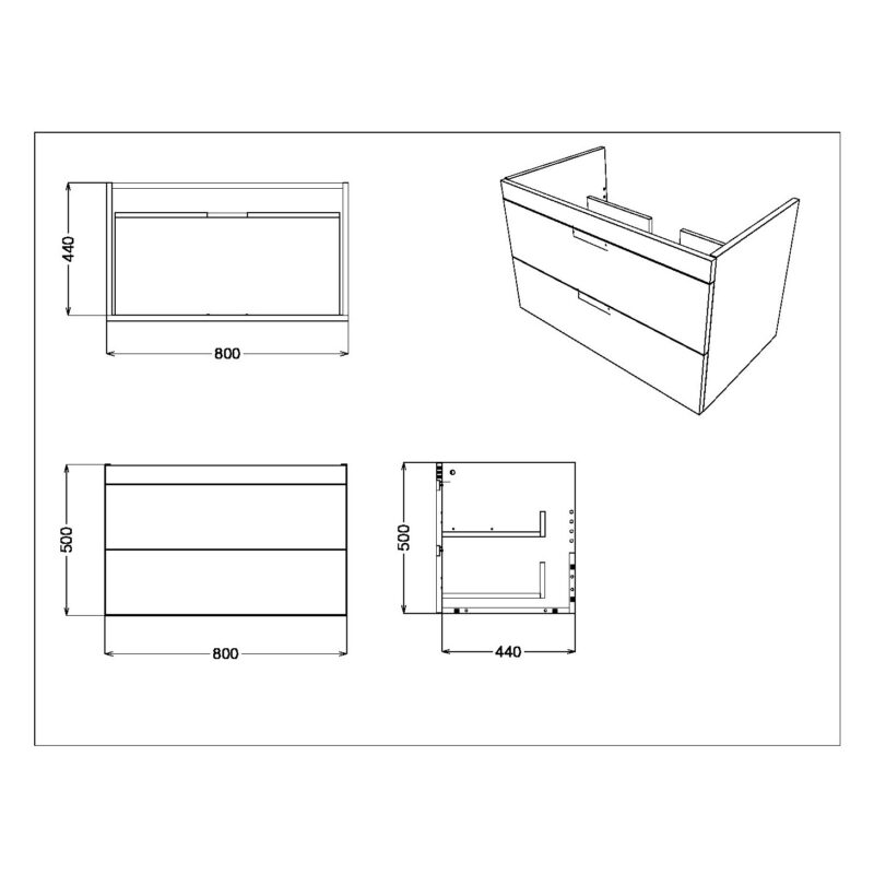 Scudo Aubrey Cabinet 80 x 44 Sage Green