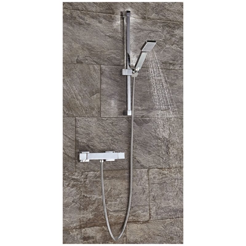 Scudo Square Exposed Bar Shower Valve