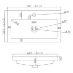 Scudo Muro 600 Basin