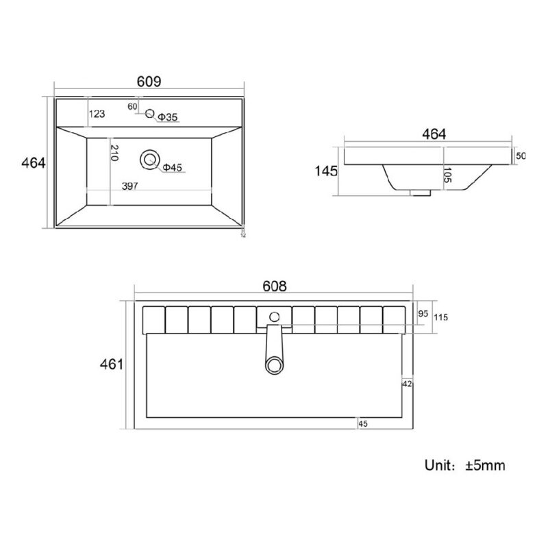 Scudo Empire 600 Basin