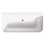 Scudo Porto Back-to-Wall Bath White