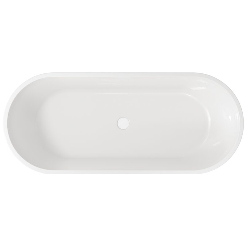 Scudo Form Acrylic Bath White