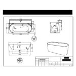 Scudo Tutto Freestanding Bath White