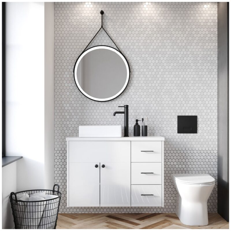 Scudo Belini Round Hanging LED Mirror