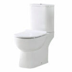 Scudo Belini Rimless Open Back Pan with Cistern & Soft Closing Seat