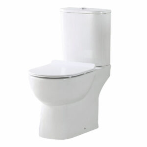 Scudo Belini Rimless Open Back Pan with Cistern & Soft Closing Seat