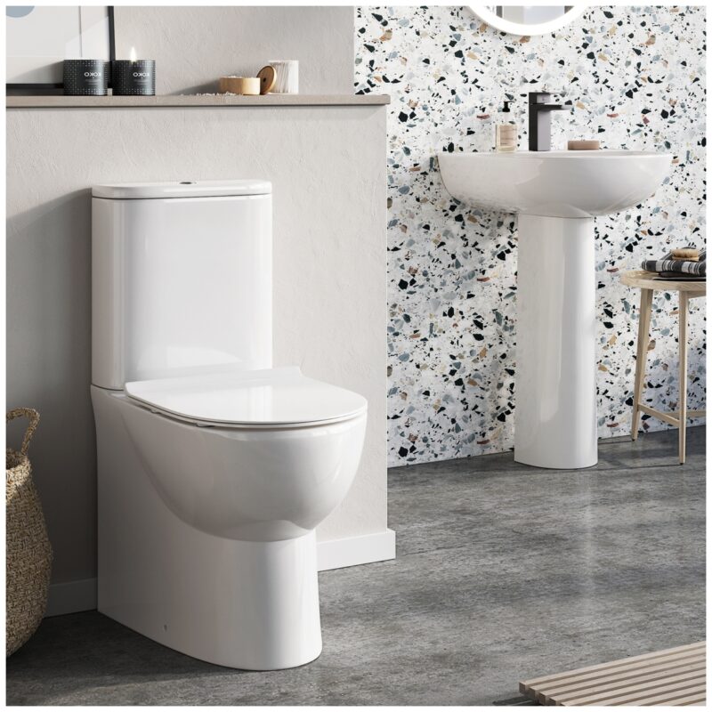 Scudo Belini Rimless Closed Back WC Pan 430mm