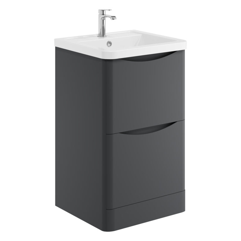 Scudo Bella 500 Floor Cabinet Matt Grey Scudo Bella 500 Floor Cabinet Matt Grey