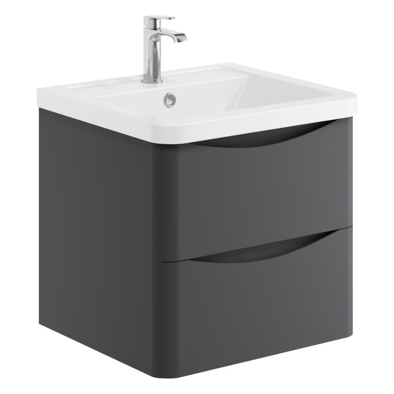 Scudo Bella 500 Wall Cabinet Matt Grey Scudo Bella 500 Wall Cabinet Matt Grey