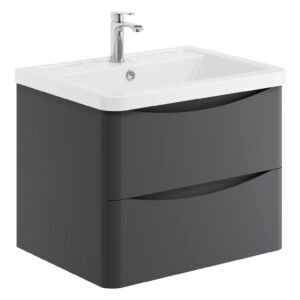Scudo Bella 600 Wall Cabinet Matt Grey