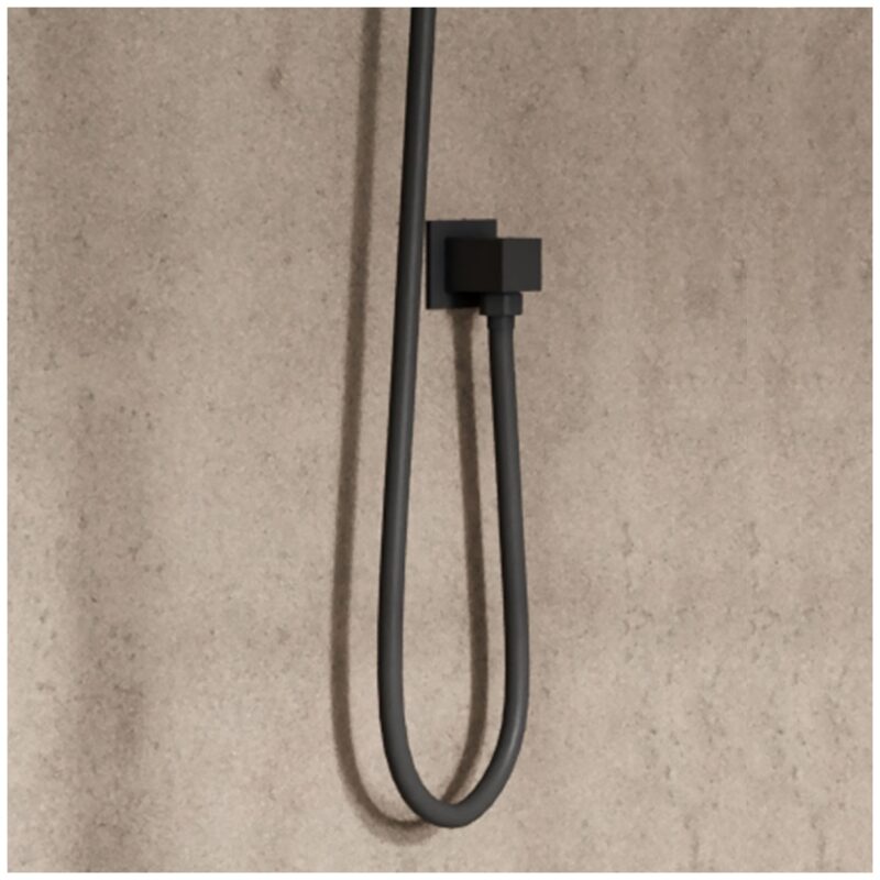 Scudo Black Square Outlet Elbow