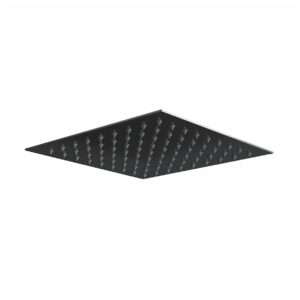 Scudo Black Square Shower Head 200mm
