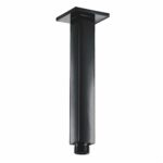 Scudo Black Square Shower Ceiling Shower Arm