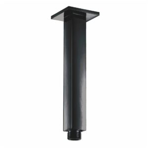 Scudo Black Square Shower Ceiling Shower Arm