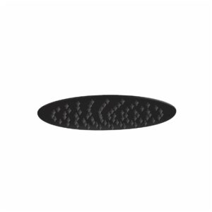 Scudo Matt Black Round Shower Head 300mm
