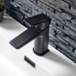 Scudo Muro Black Basin Mono Mixer