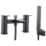 Scudo Muro Black Bath Shower Mixer Tap