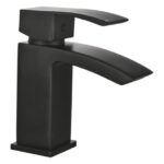 Scudo Descent Black Mono Basin Mixer