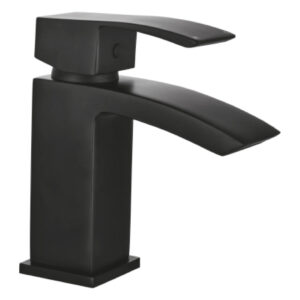 Scudo Descent Black Mono Basin Mixer