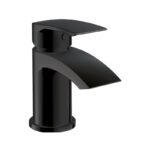 Scudo Belini Matt Black Mini Mono Basin Mixer Tap