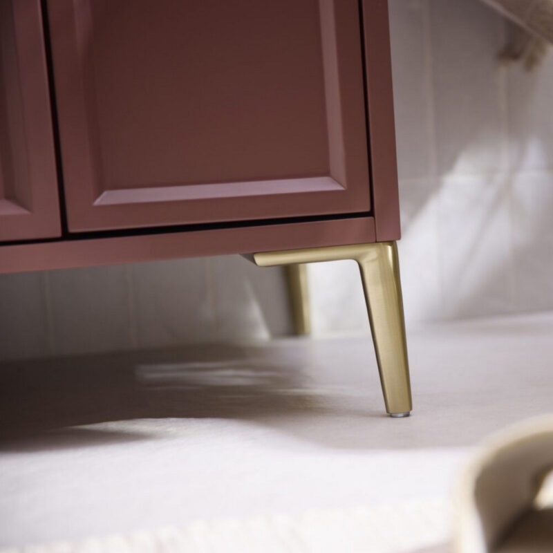 Scudo Bota Freestanding 1000mm Vanity Unit & Basin Earth Red