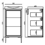Scudo Bota 500 Cabinet Earth Red