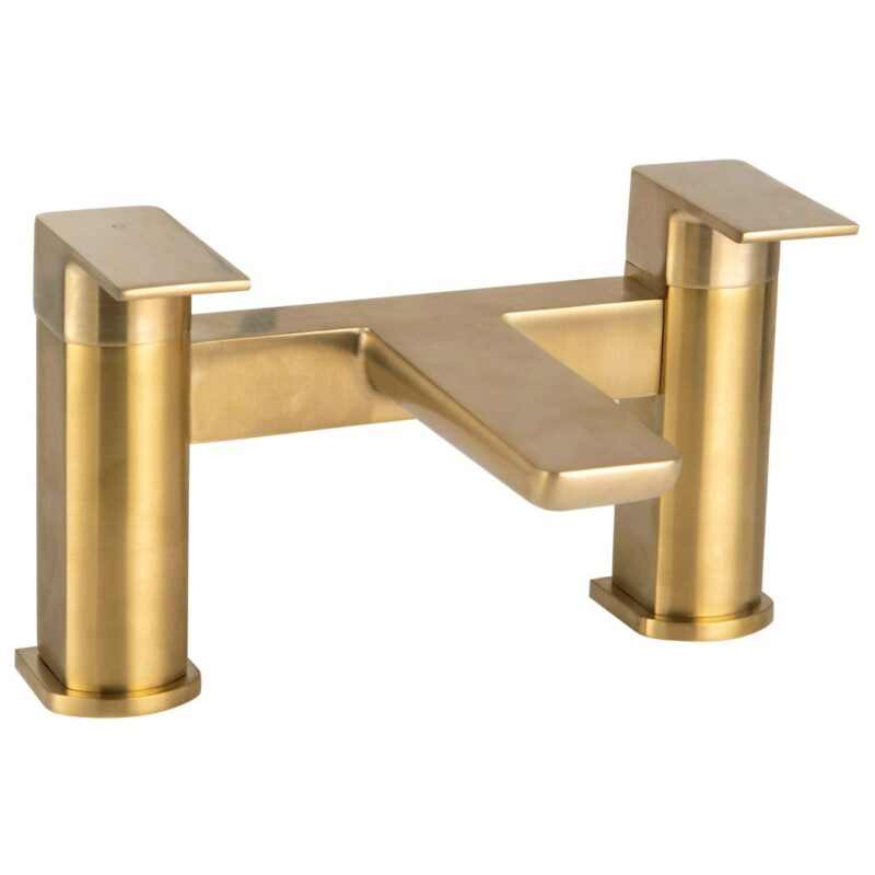 Scudo Muro Bath Filler Tap Brushed Brass