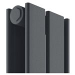 Scudo Bravo 1800 x 544mm Vertical Double Panel Radiator Anthracite