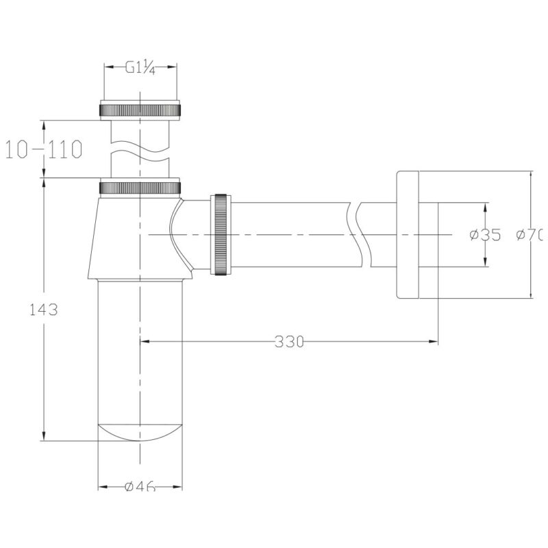 Scudo Round Bottle Trap