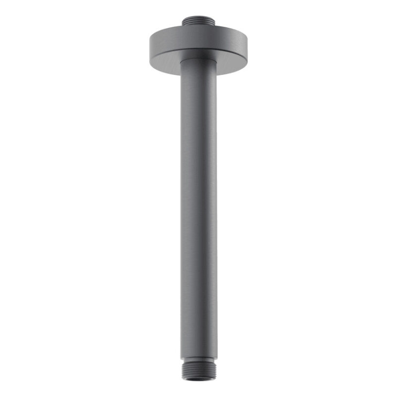 Scudo Round Ceiling Mounted Shower Arm Gunmetal Scudo Round Ceiling Mounted Shower Arm Gunmetal