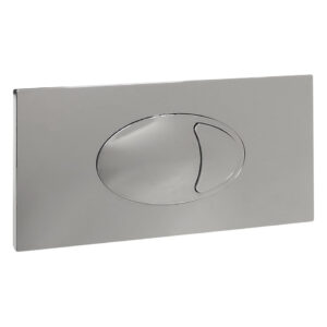 Scudo Large Chrome Dual Flush Plate