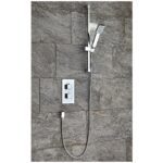 Scudo Twin Square Handle 1 Outlet Concealed Shower Valve