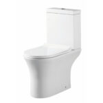 Scudo Deia Rimless Open Back Pan with Cistern & Soft Closing Seat
