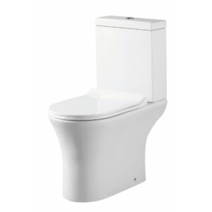 Scudo Deia Rimless Open Back Pan with Cistern & Soft Closing Seat