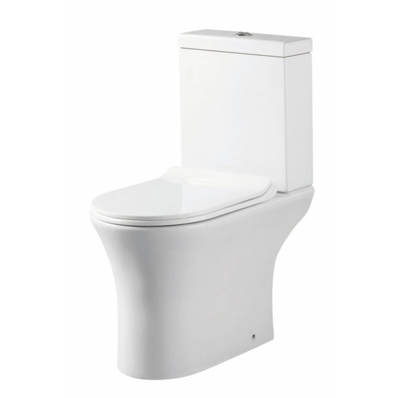 Scudo Deia Rimless Open Back Pan with Cistern & Soft Closing Seat Scudo Deia Rimless Open Back Pan with Cistern & Soft Closing Seat