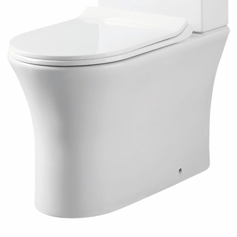 Scudo Deia Rimless Comfort Height Closed Back WC Pan 455mm Scudo Deia Rimless Comfort Height Closed Back WC Pan 455mm