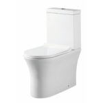 Scudo Deia Rimless Comfort Height Closed Back Pan with Cistern & Soft Closing Seat