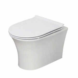 Scudo Deia Rimless Wall Hung Pan & Soft Closing Seat