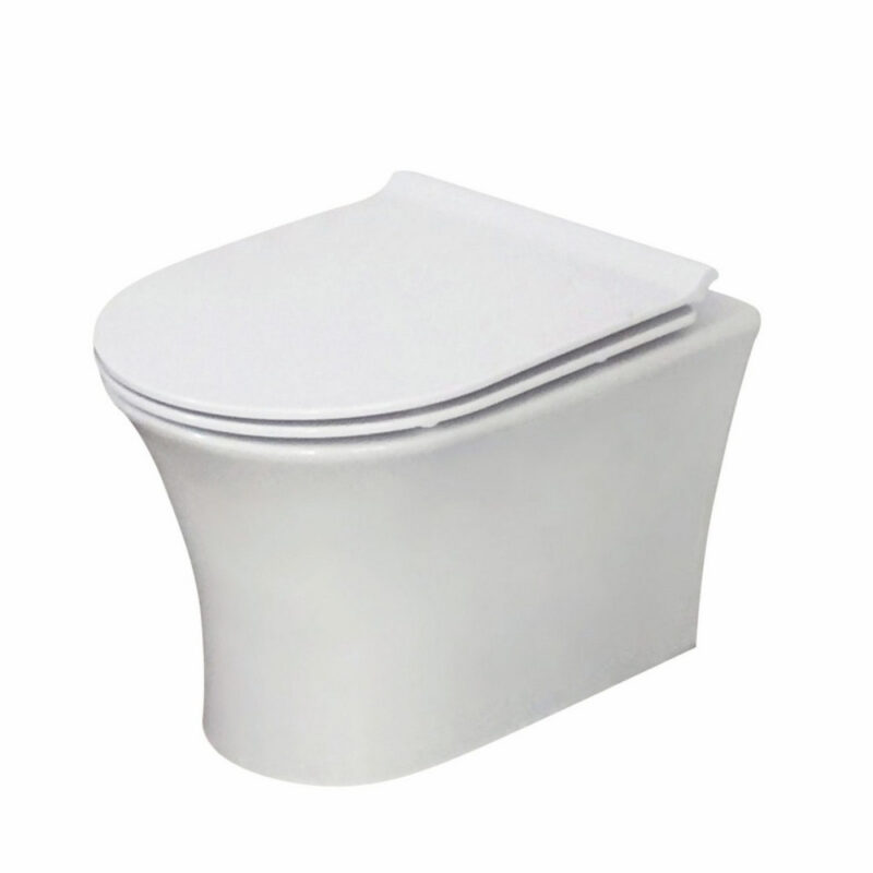 Scudo Deia Rimless Wall Hung Pan & Soft Closing Seat Scudo Deia Rimless Wall Hung Pan & Soft Closing Seat