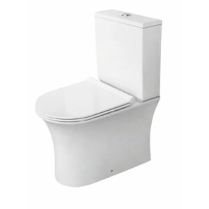 Scudo Deia Rimless Closed Back Pan with Cistern & Soft Closing Seat