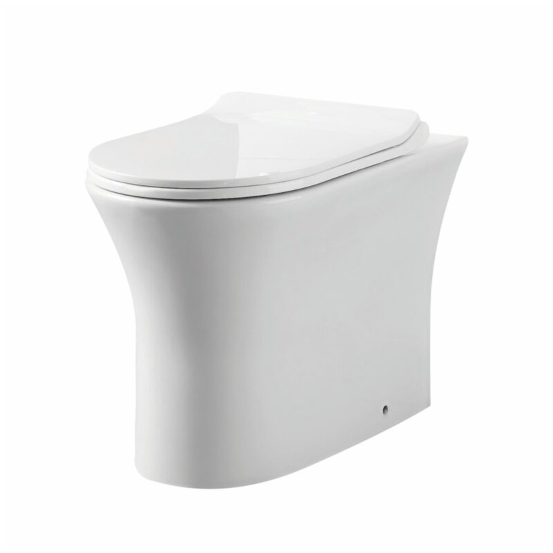 Scudo Deia Rimless Comfort Height Back To Wall WC Pan 455mm