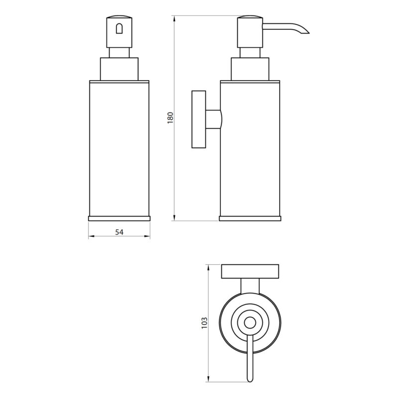 Scudo Delta Soap Dispenser
