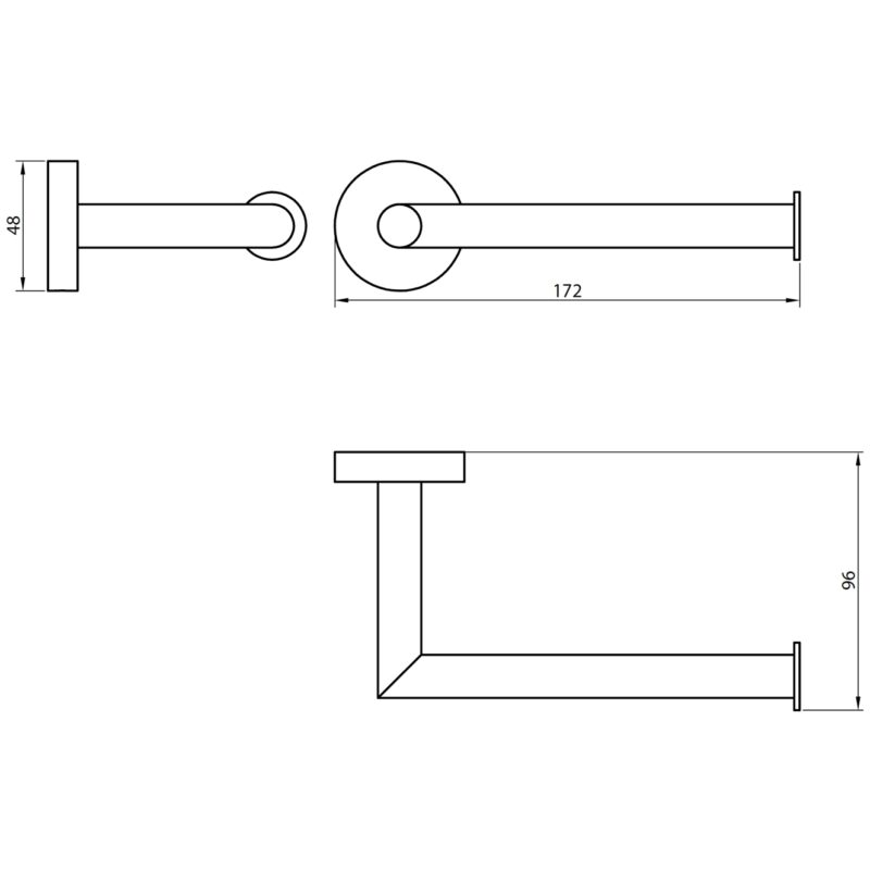 Scudo Delta Paper Holder