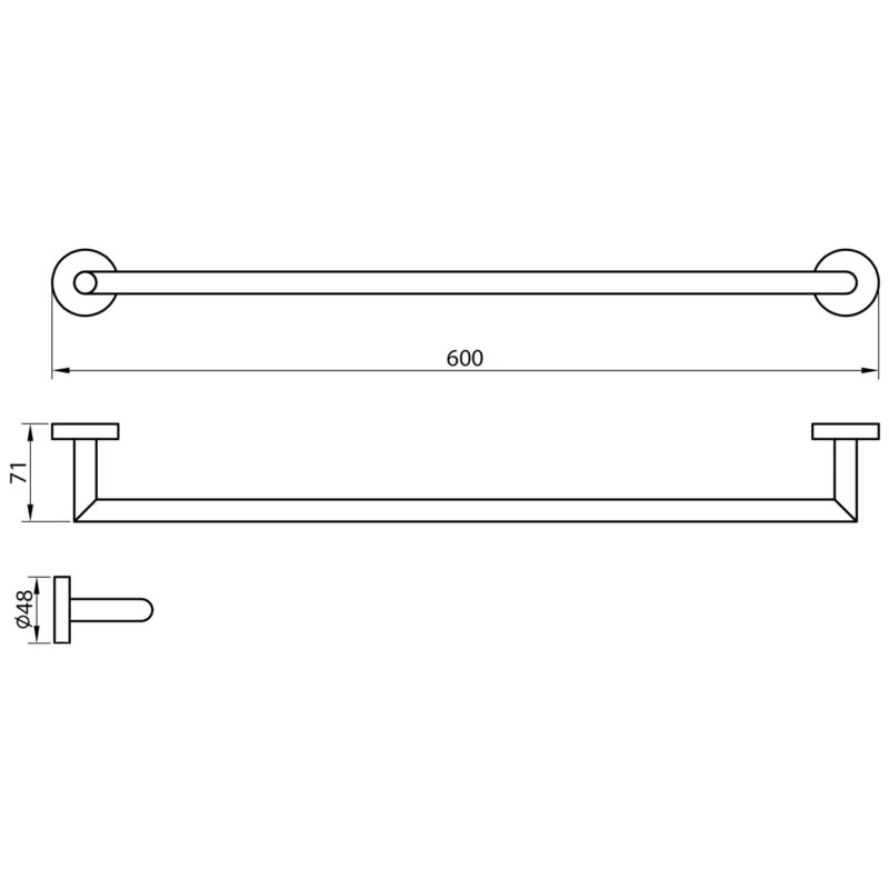 Scudo Delta Towel Bar