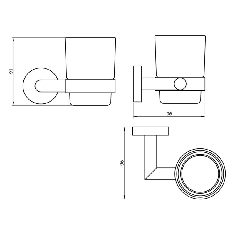 Scudo Delta Tumbler Holder