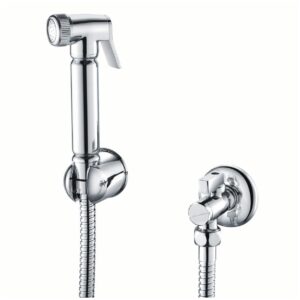 Scudo Douche Handset, Flexi, Holder & Oulet Elbow